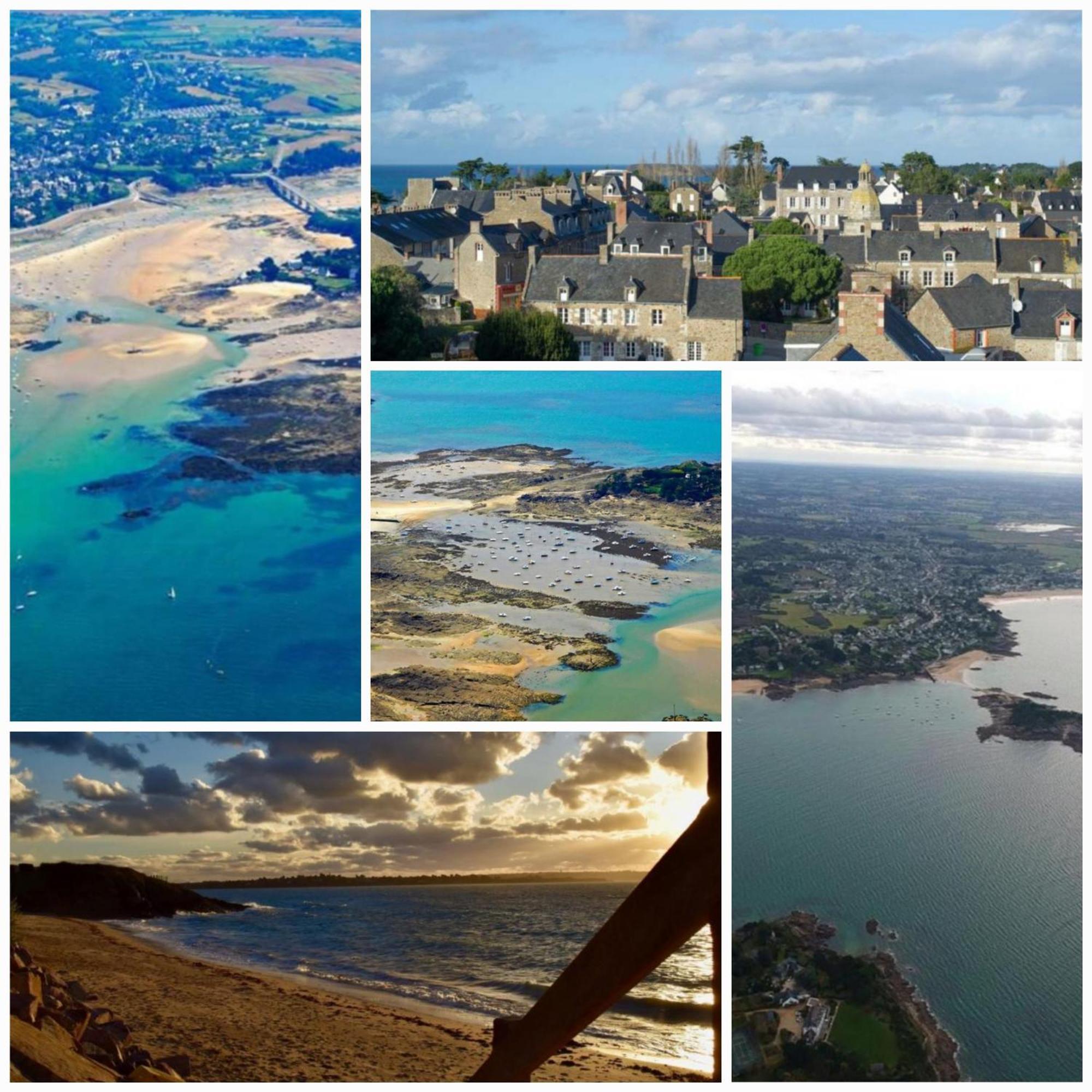 Maison familiale sur la CÔTE D’ÉMERAUDE Lancieux Extérieur photo