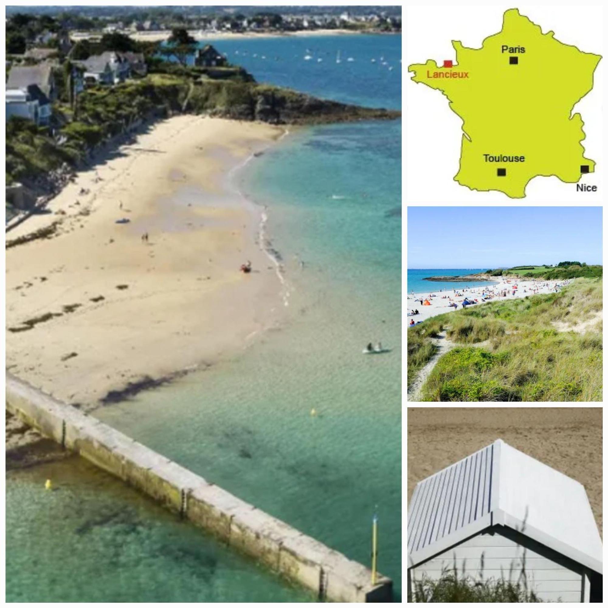 Maison familiale sur la CÔTE D’ÉMERAUDE Lancieux Extérieur photo